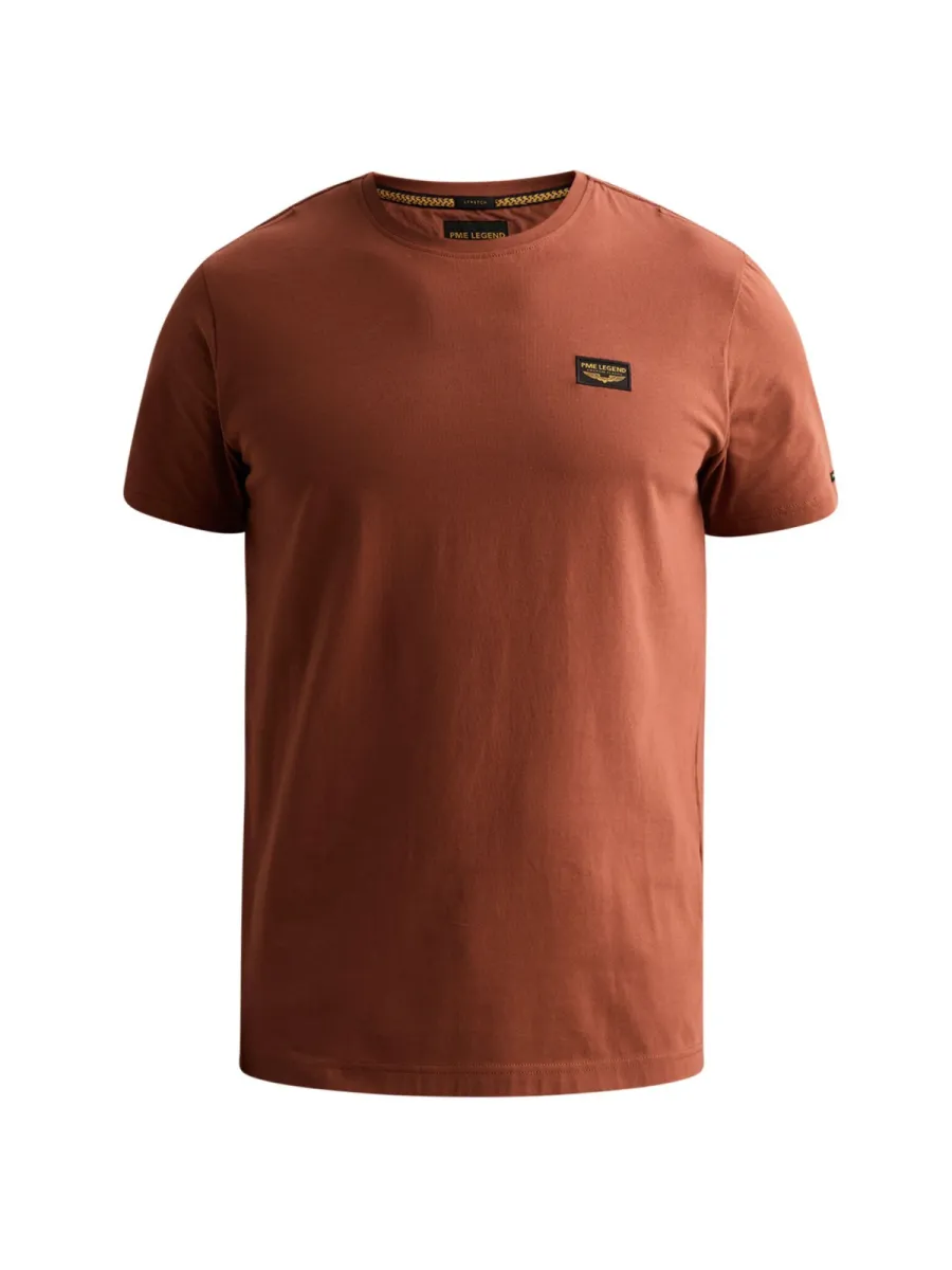 PME LEGEND-American classic tee-PTSS2608599-8178 Arabian spice-BRUIN