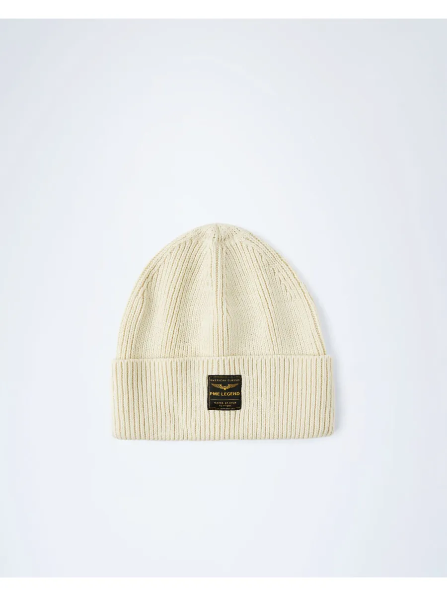 PME LEGEND-Beanie basic-PAC2610901-7013 Bone white-OFF WHITE