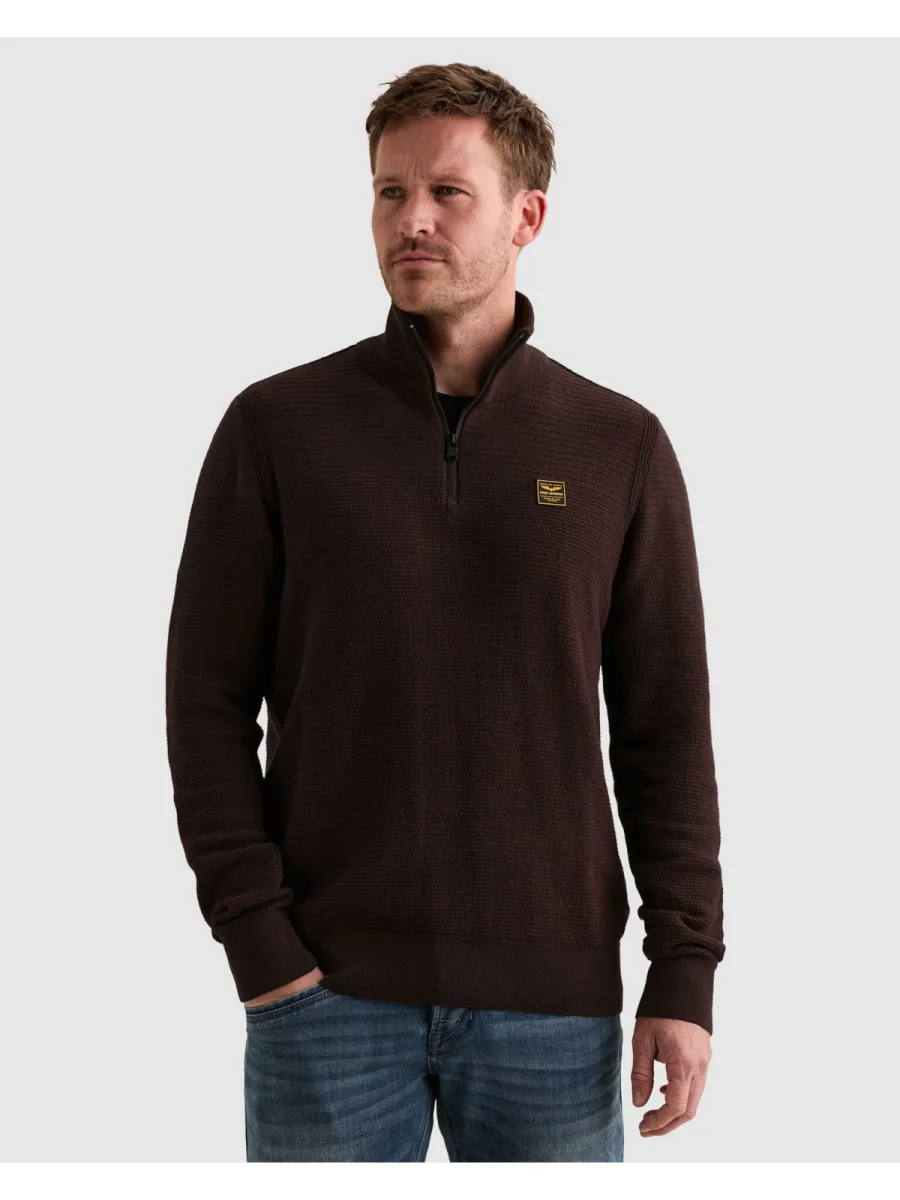 pme-legend-half-zip-collar-cotton-mouline-organic-pkw2610301-4357-dark-aubergine-aubergine-1 PME LEGEND-Half zip collar cotton mouline (organic)-PKW2610301-4357 dark aubergine-AUBERGINE