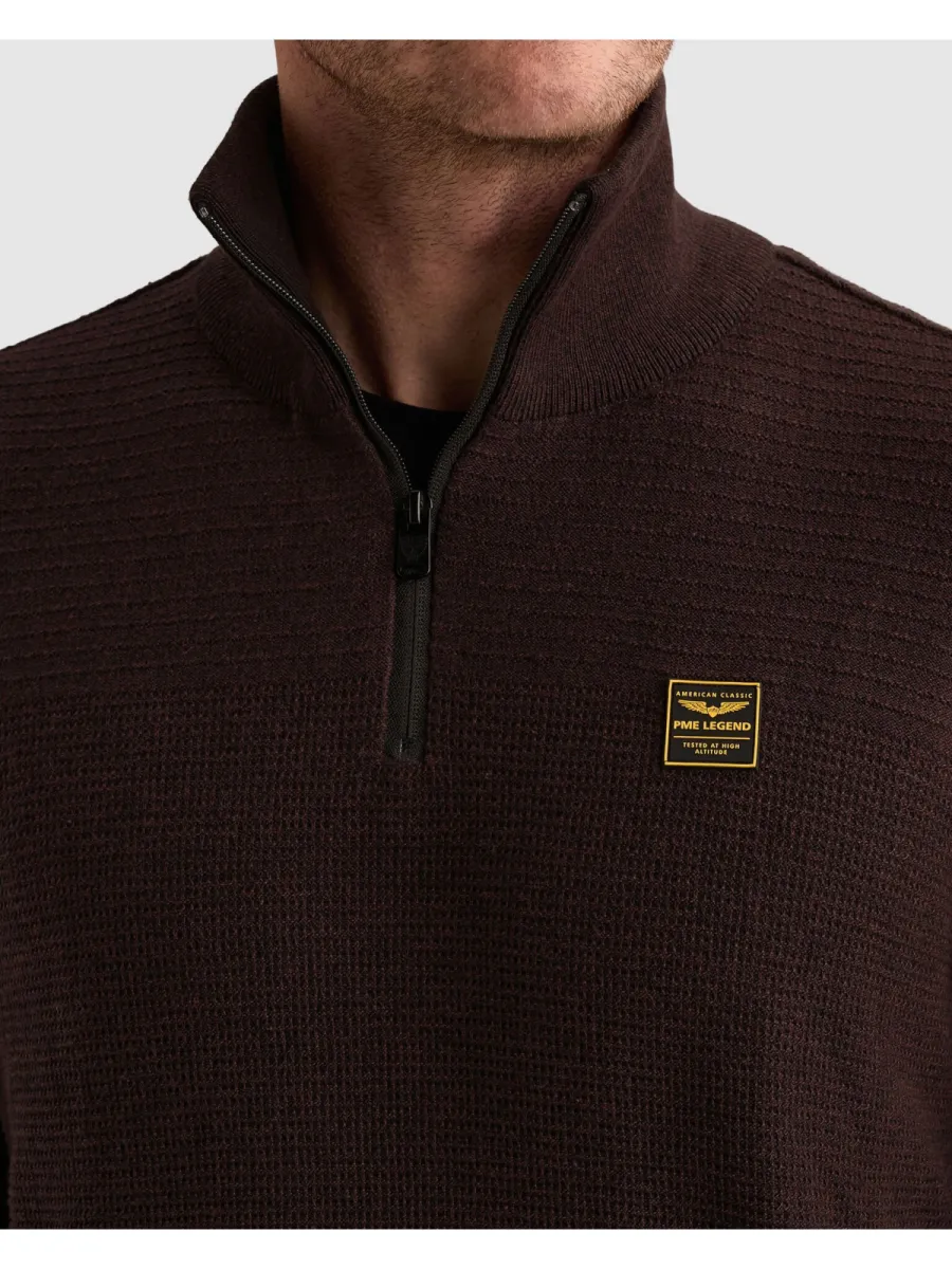 pme-legend-half-zip-collar-cotton-mouline-organic-pkw2610301-4357-dark-aubergine-aubergine-4 PME LEGEND-Half zip collar cotton mouline (organic)-PKW2610301-4357 dark aubergine-AUBERGINE