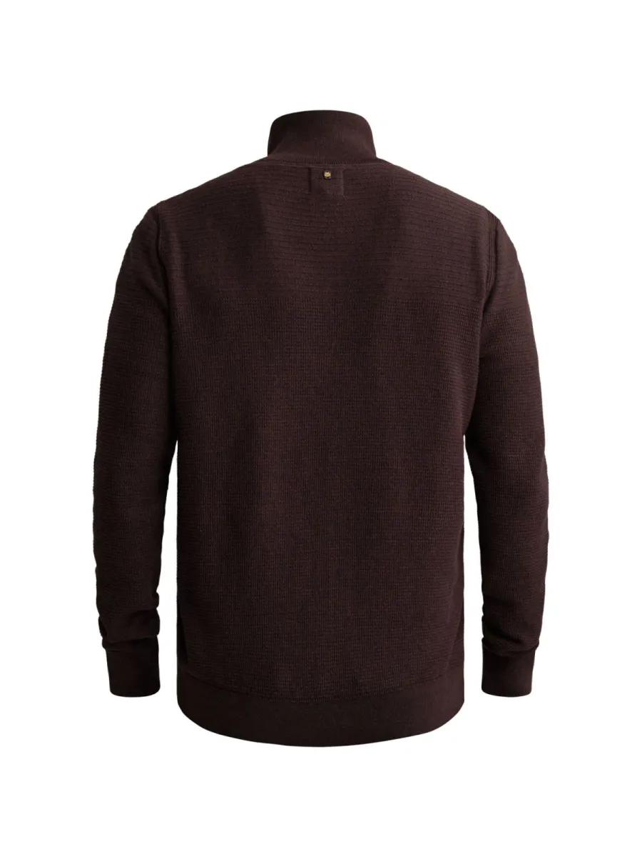 pme-legend-half-zip-collar-cotton-mouline-organic-pkw2610301-4357-dark-aubergine-aubergine-5 PME LEGEND-Half zip collar cotton mouline (organic)-PKW2610301-4357 dark aubergine-AUBERGINE