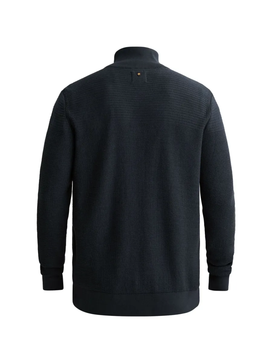 pme-legend-half-zip-collar-cotton-mouline-organic-pkw2610301-5281-salute-blue-5 PME LEGEND-Half zip collar cotton mouline (organic)-PKW2610301-5281 Salute-BLUE