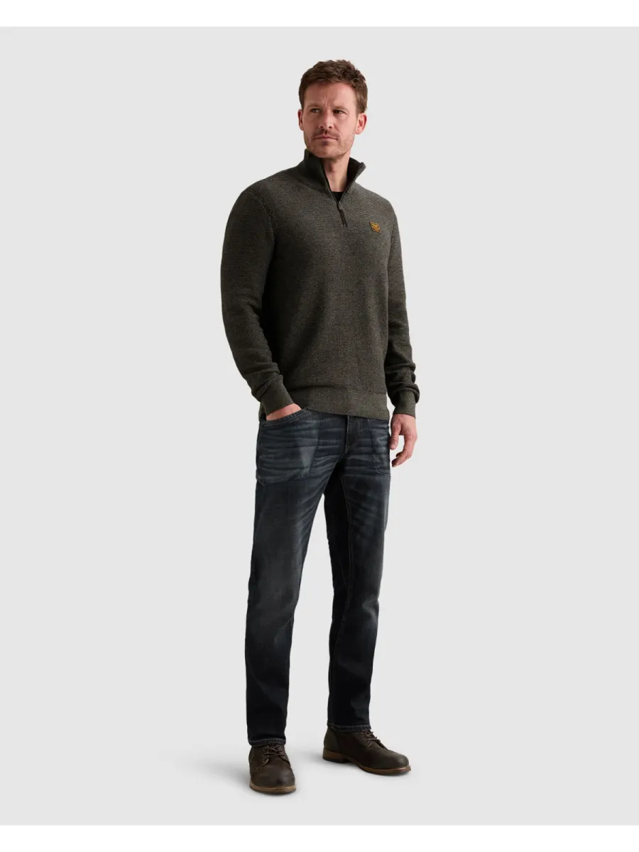 pme-legend-half-zip-collar-cotton-mouline-organic-pkw2610301-9067-jet-black-zwart-3 PME LEGEND-Half zip collar cotton mouline (organic)-PKW2610301-9067 Jet black-ZWART