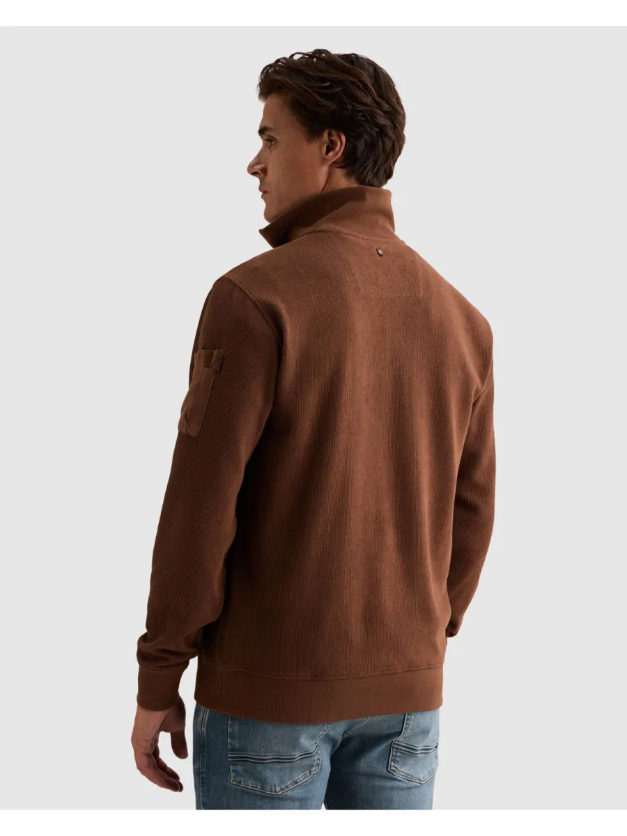 pme-legend-half-zip-collar-flat-knit-look-psw2609457-8168-cappuccino-cafe-3 PME LEGEND-Half zip collar flat knit look-PSW2609457-8168 Cappuccino-CAFE