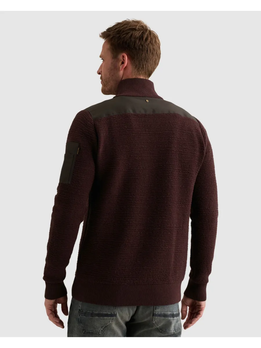 pme-legend-half-zip-collar-texture-yarn-pkw2610307-4357-dark-aubergine-aubergine-5 PME LEGEND-Half zip collar texture yarn-PKW2610307-4357 Dark aubergine-AUBERGINE