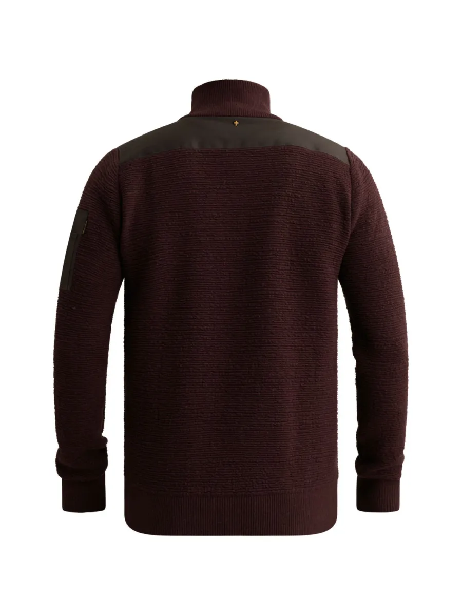 pme-legend-half-zip-collar-texture-yarn-pkw2610307-4357-dark-aubergine-aubergine-6 PME LEGEND-Half zip collar texture yarn-PKW2610307-4357 Dark aubergine-AUBERGINE