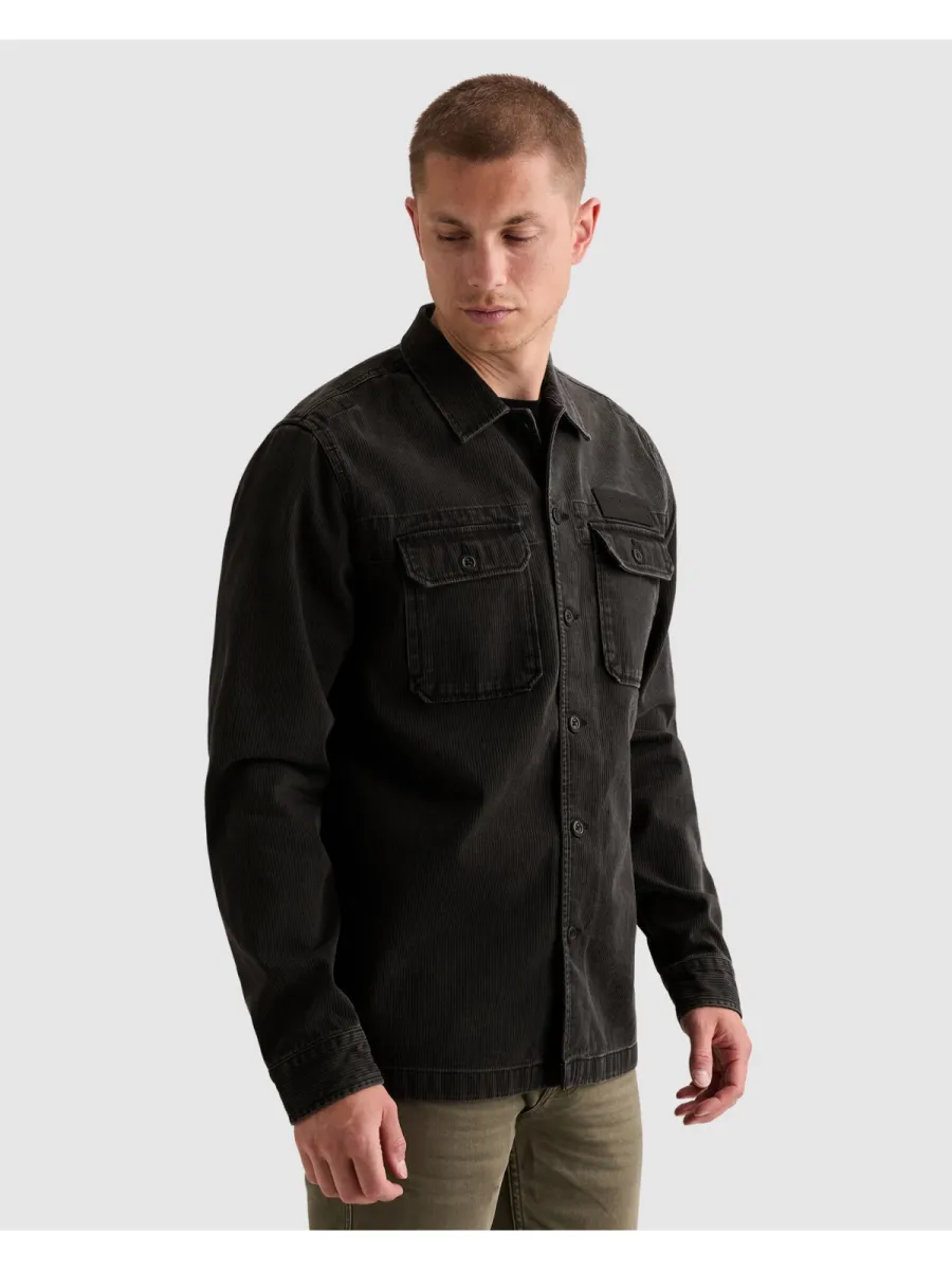 PME LEGEND-Long sleeve shirt Bedford-PSI2609273-9140 Obsidian-PAARS