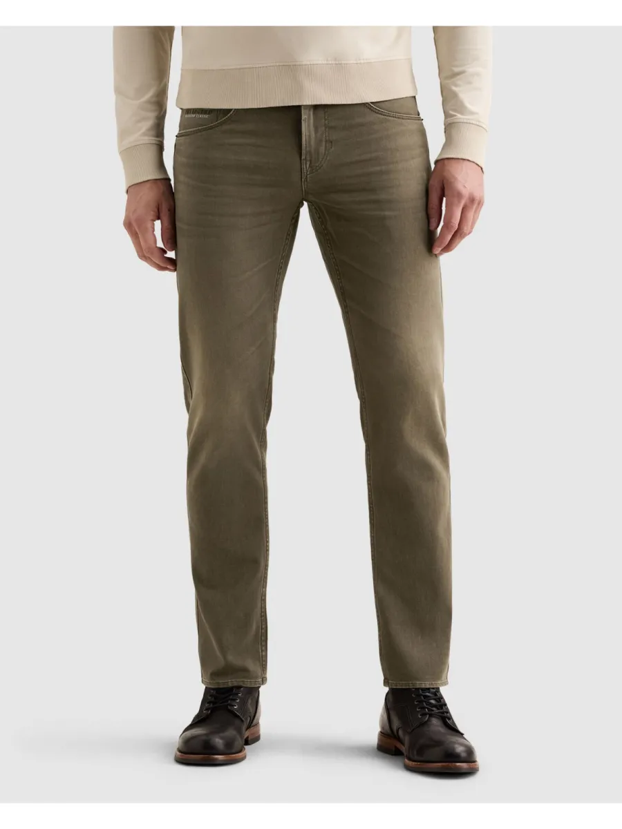 PME LEGEND-Nightflight washed sweat-PTR2609620-6405 Elmwood-BRUIN