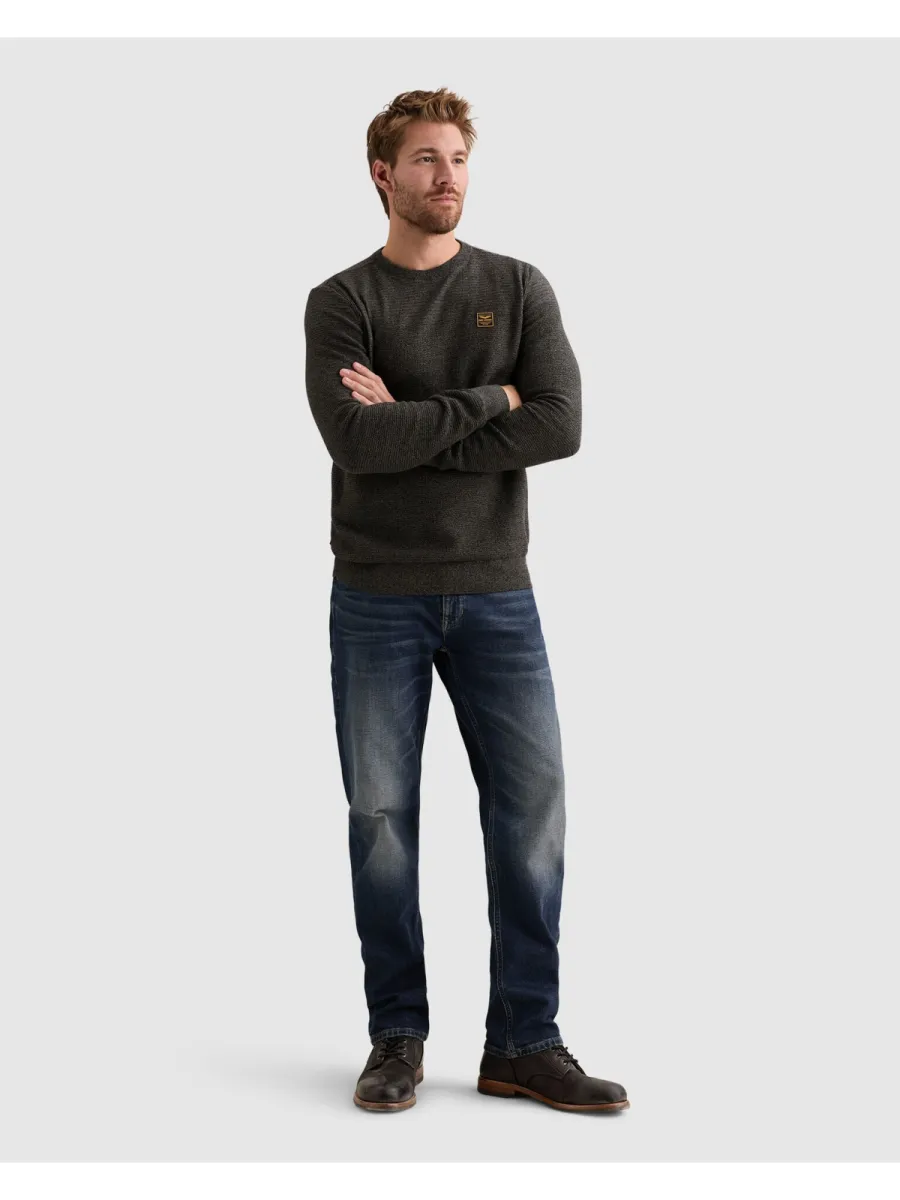 pme-legend-r-neck-cotton-mouline-pkw2610300-9067-jet-black-zwart-3 PME LEGEND-R-neck cotton mouline-PKW2610300-9067 Jet black-ZWART