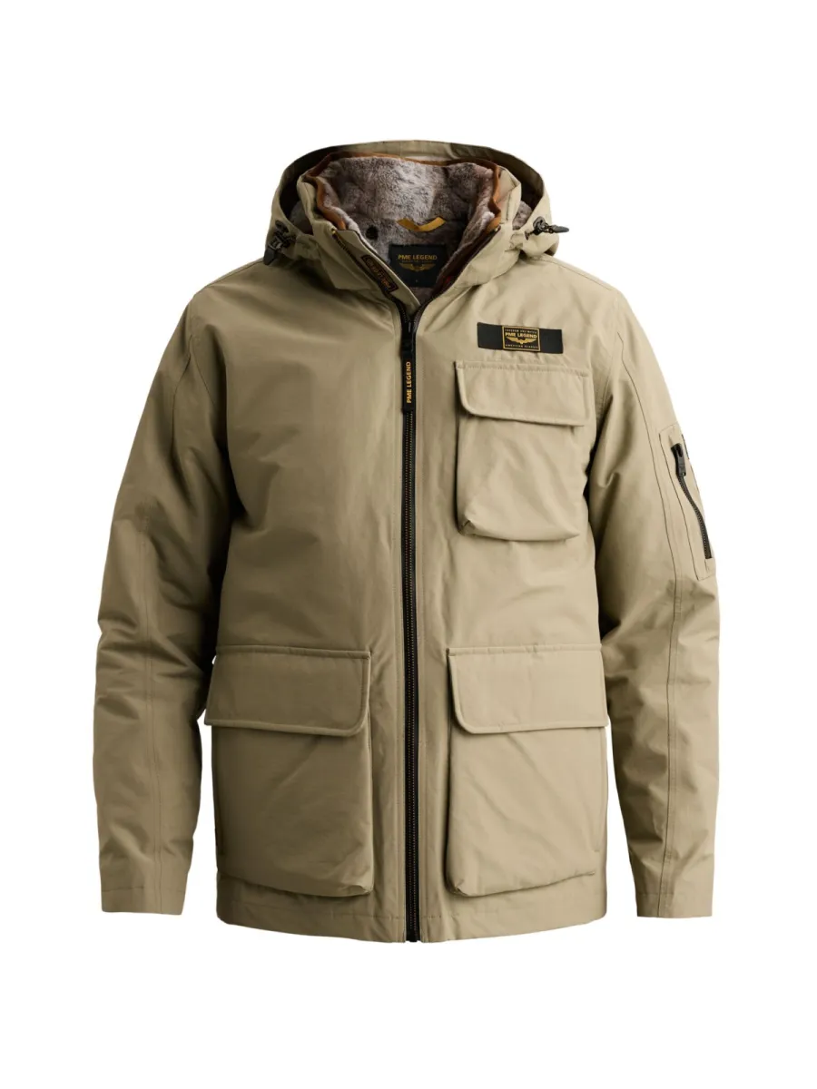 PME LEGEND-Semi long jacket ROCK-PACK-PJA2609158-6485 Overland trek-BRUIN