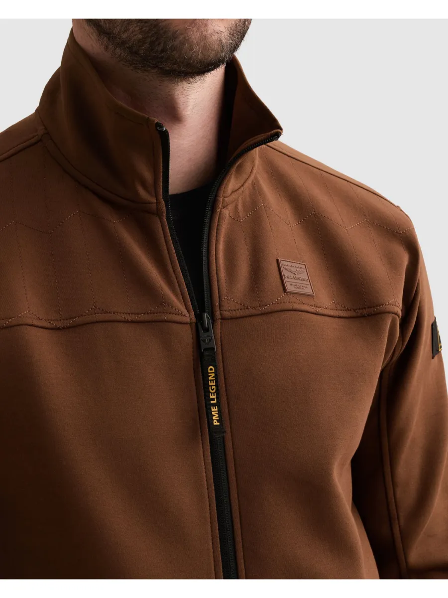 pme-legend-zip-jacket-interlock-sweat-psw2609437-8168-cappuccino-cafe-2 PME LEGEND-Zip jacket interlock sweat-PSW2609437-8168 Cappuccino-CAFE