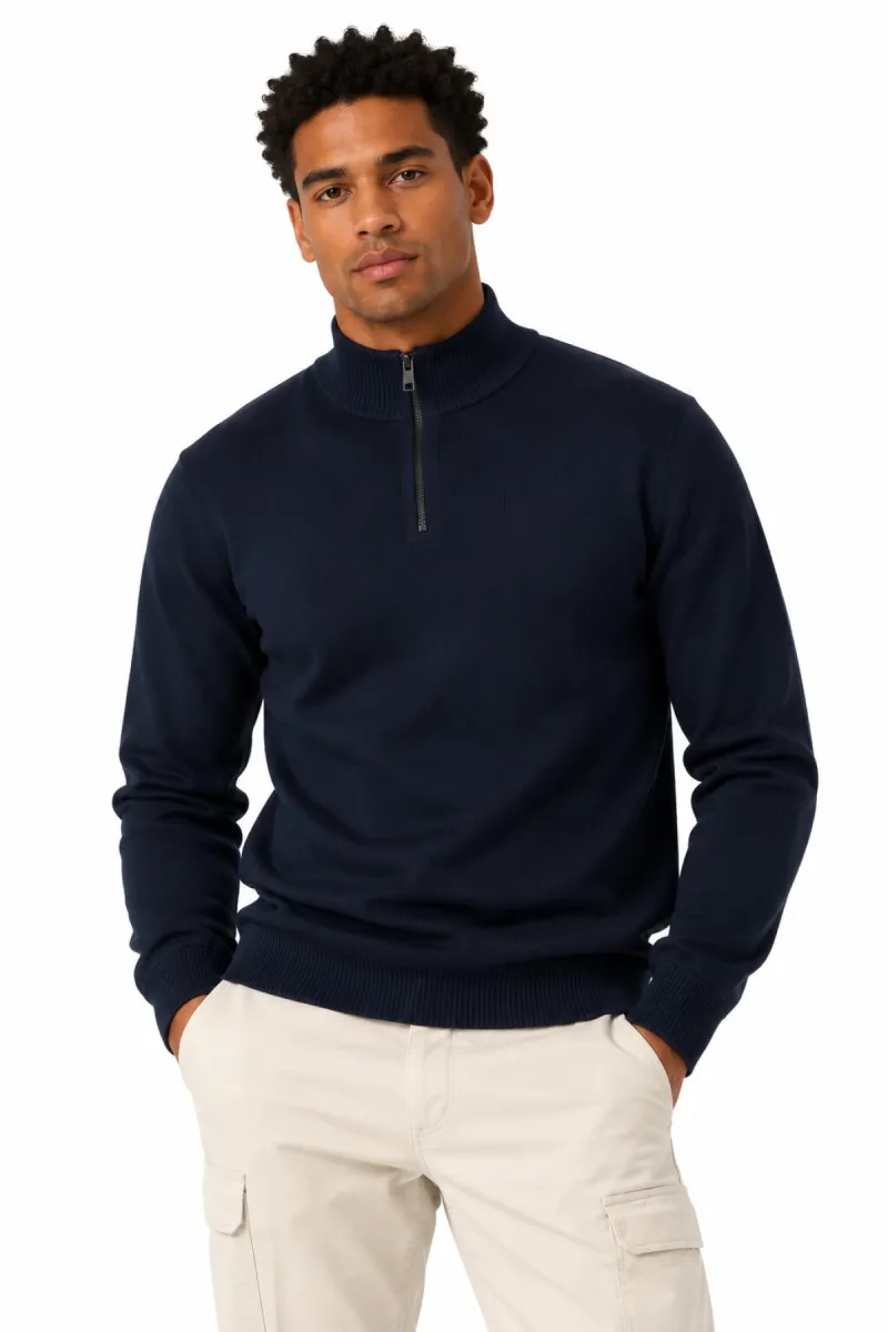 Refusion-Half zip-R1002-Navy 26-NAVY