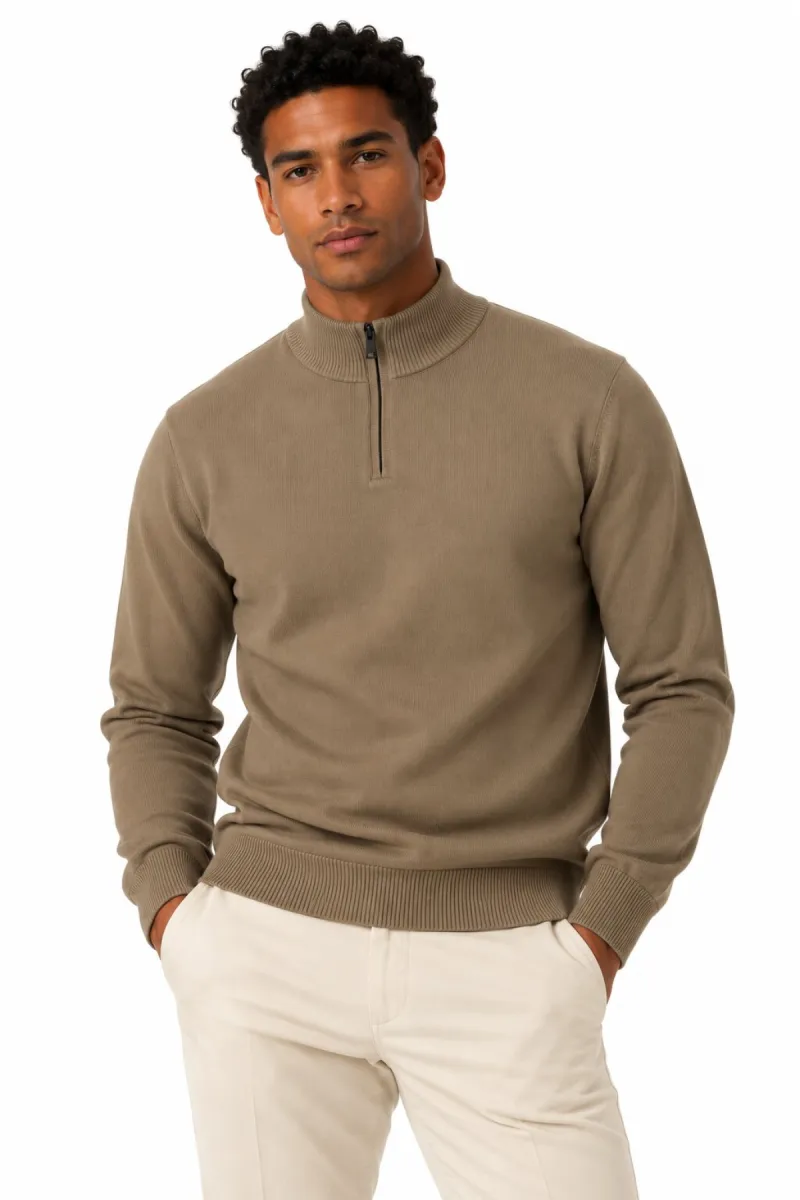 Refusion-Half zip-R1002-Zand 26-ZAND