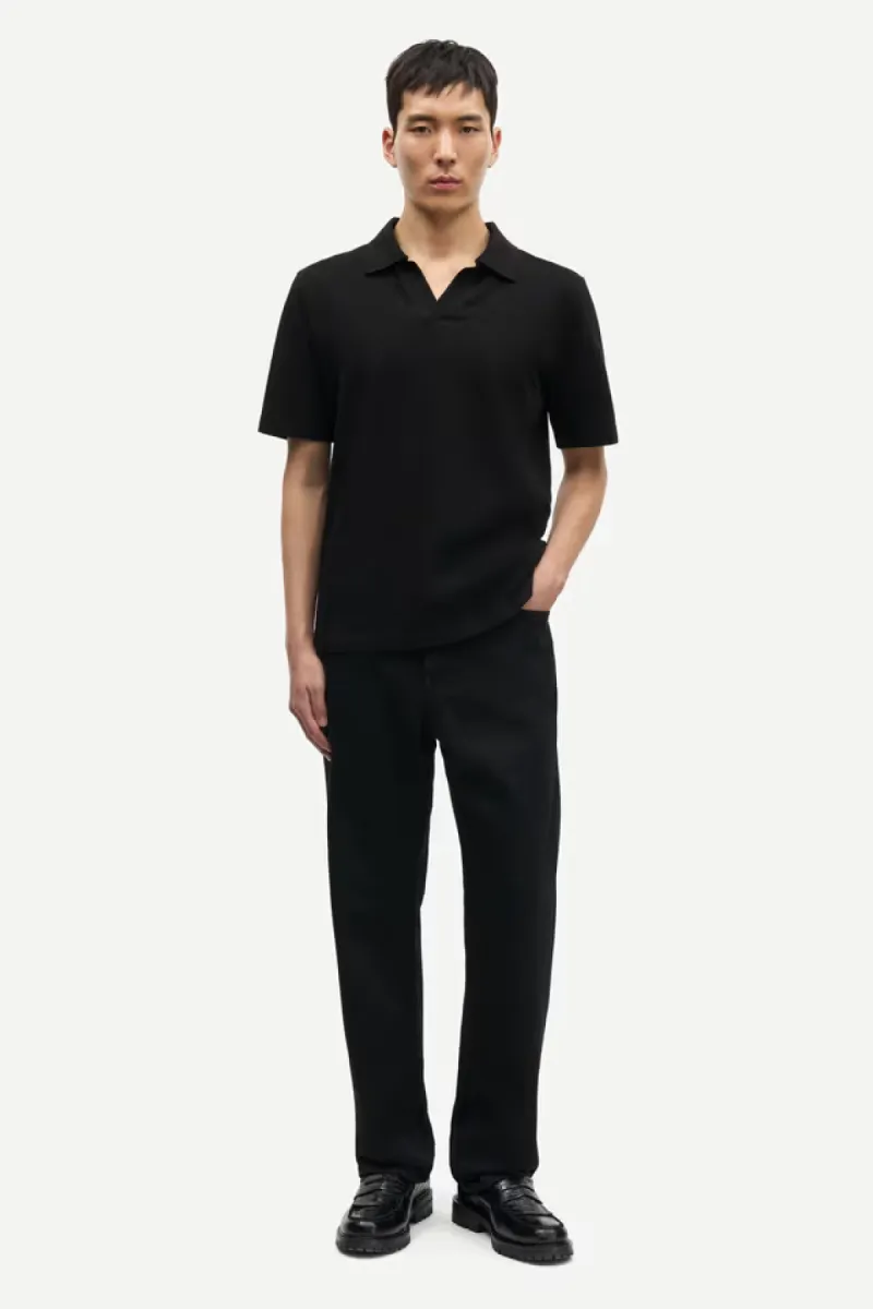 Samsoe Samsoe-Eddie jeans 14605-M22400072-CLR000589 Black blizzard-ZWART