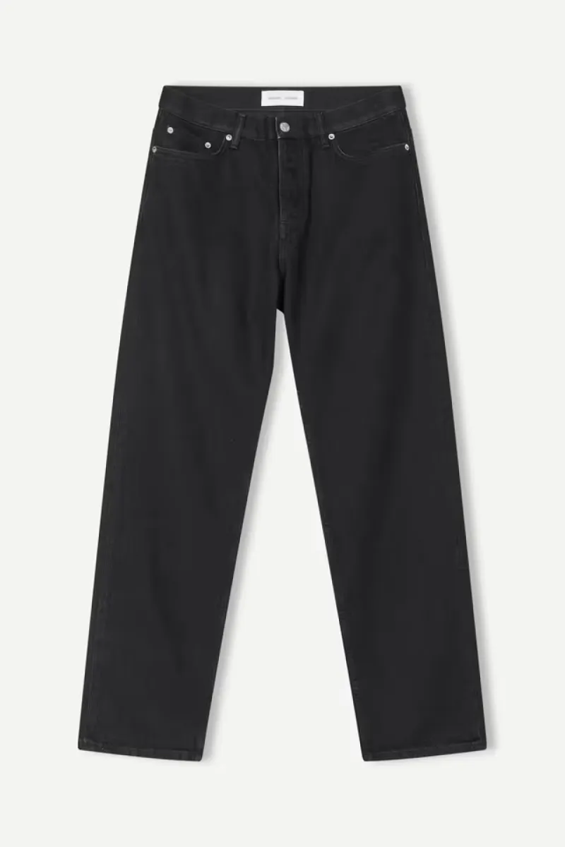 Samsoe Samsoe-Eddie jeans 14605-M22400072-CLR000589 Black blizzard-ZWART