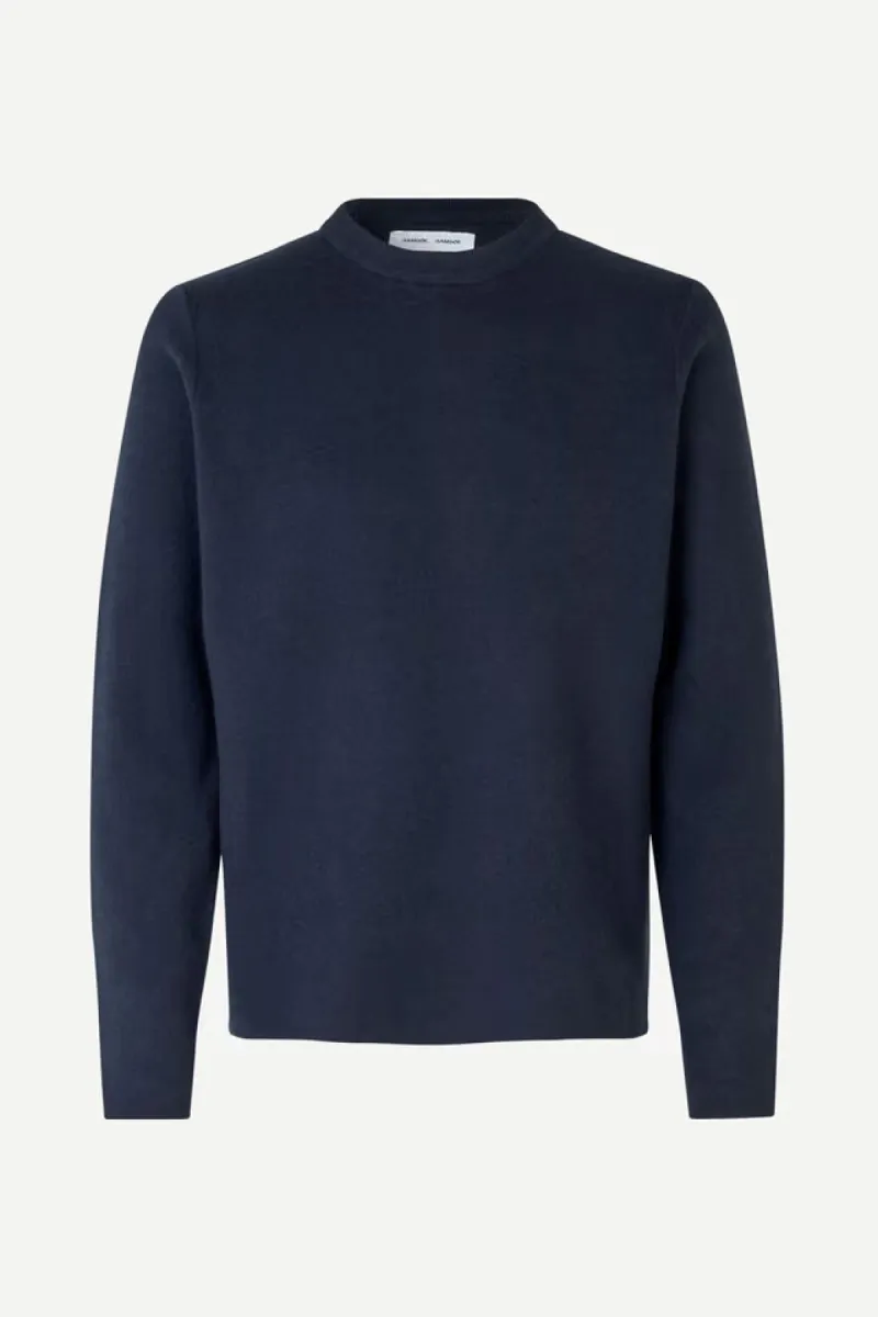 Samsoe Samsoe-Gugan crew neck 10490-M20200110-193922TCX Sky captain-NAVY