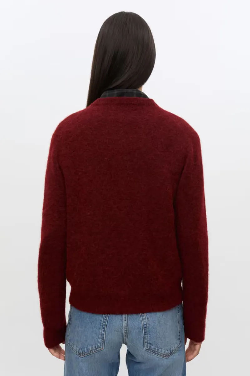 samsoe-samsoe-nor-short-cardigan-7355-f16422744-191535tcx-syrah-bordeaux-3 Samsoe Samsoe-Nor short cardigan 7355-F16422744-191535TCX Syrah-BORDEAUX
