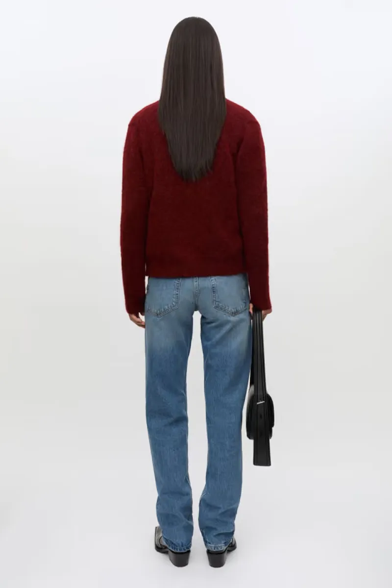 samsoe-samsoe-nor-short-cardigan-7355-f16422744-191535tcx-syrah-bordeaux-4 Samsoe Samsoe-Nor short cardigan 7355-F16422744-191535TCX Syrah-BORDEAUX