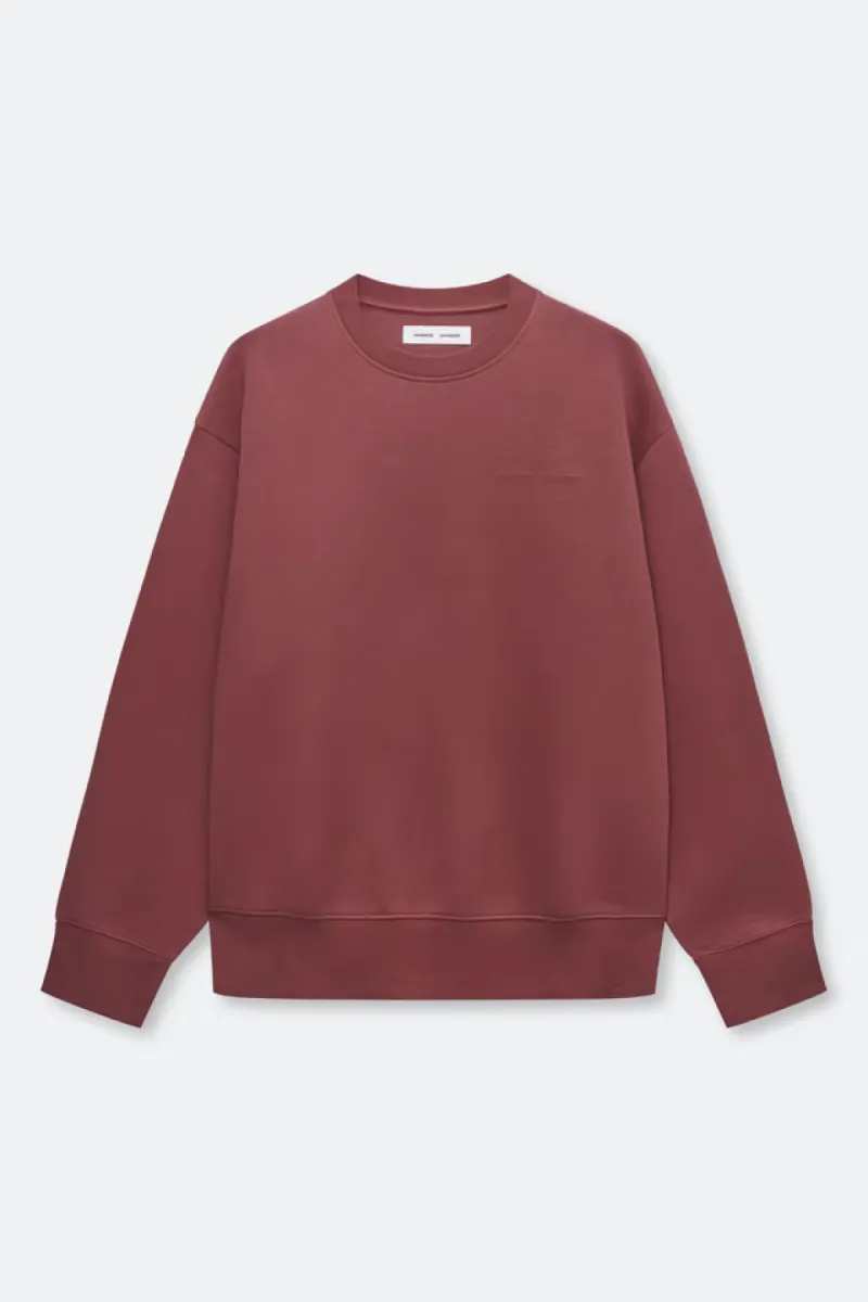 Samsoe Samsoe-Saethan sweatshirt 15921-M26100093-181420TCX Wild ginger-ROOD