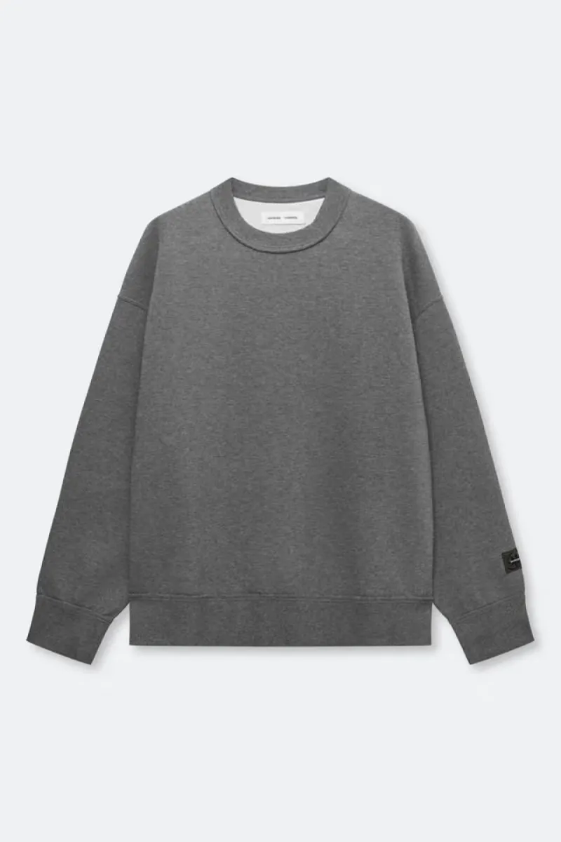 Samsoe Samsoe-Saevander sweatshirt 16337-M26400081-CLR000337 Grey mel.-GRIJS