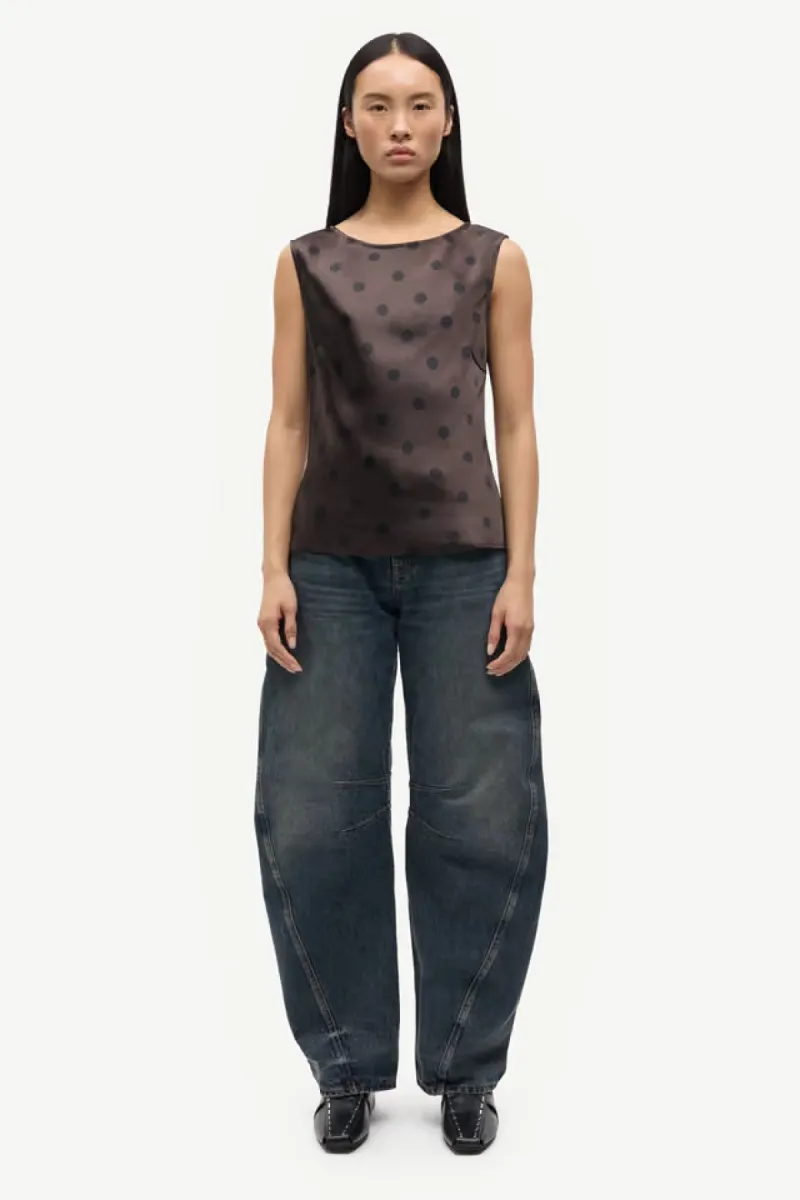 Samsoe Samsoe-Saharpo jeans 16140-F26300012-CLR002816 Mud wash-DONKER DENIM