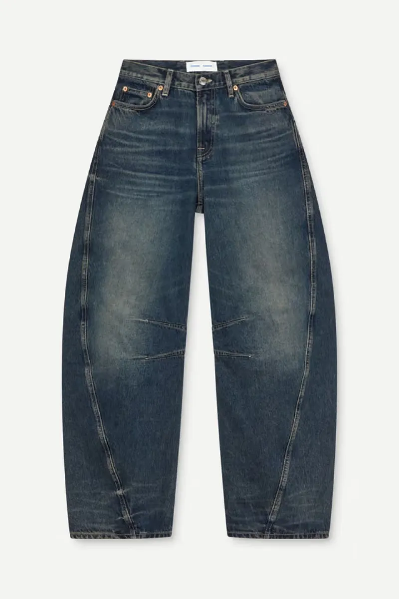 Samsoe Samsoe-Saharpo jeans 16140-F26300012-CLR002816 Mud wash-DONKER DENIM