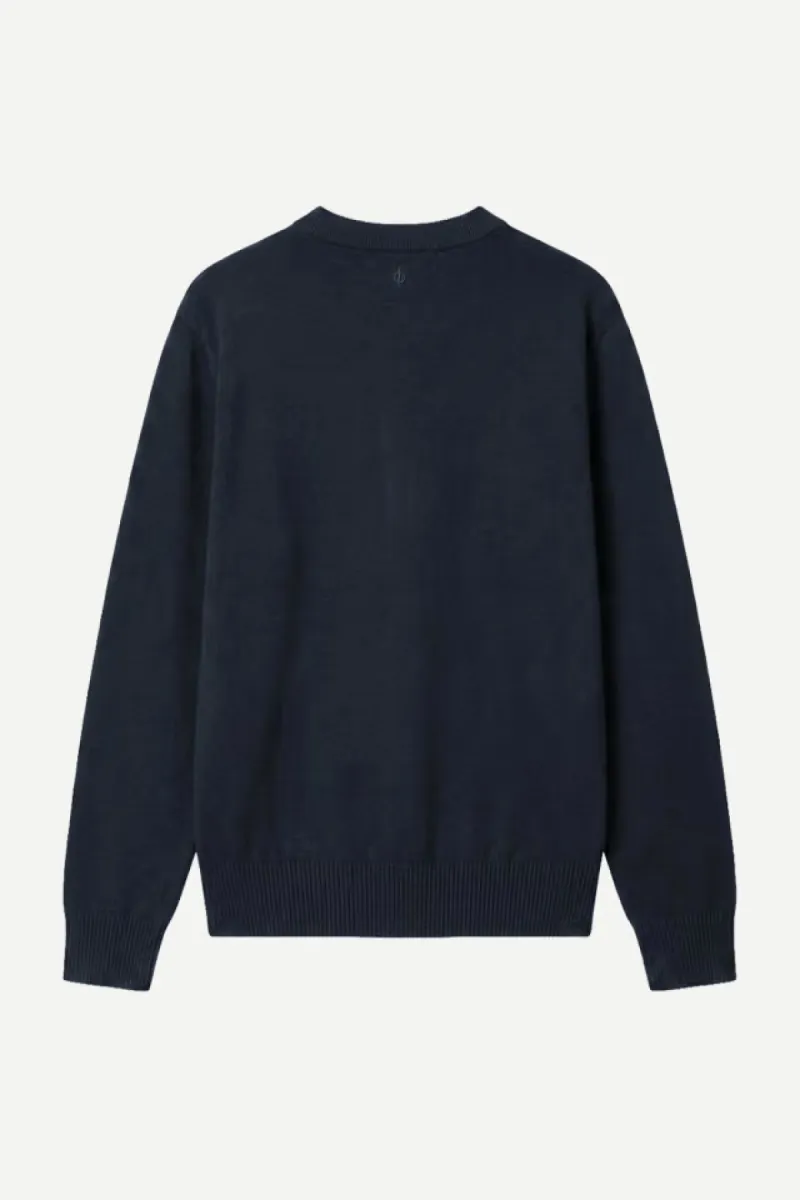 samsoe-samsoe-samatt-sweater-15825-m25700003-193922tcx-sky-captain-navy-1 Samsoe Samsoe-Samatt sweater 15825-M25700003-193922TCX Sky captain-NAVY