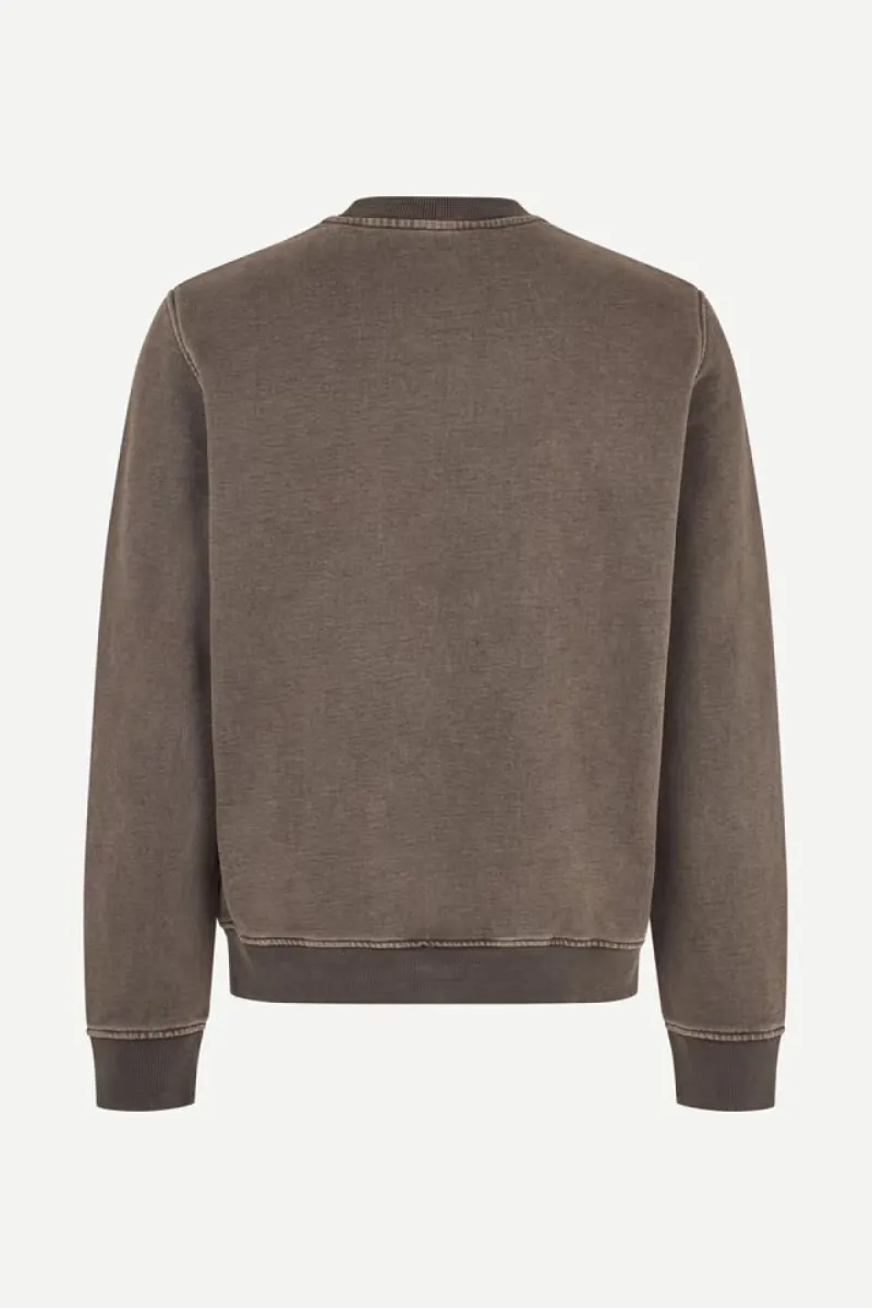 Samsoe Samsoe-Saollie sweatshirt 14485-M26300140-190840TCX Delicioso-BRUIN