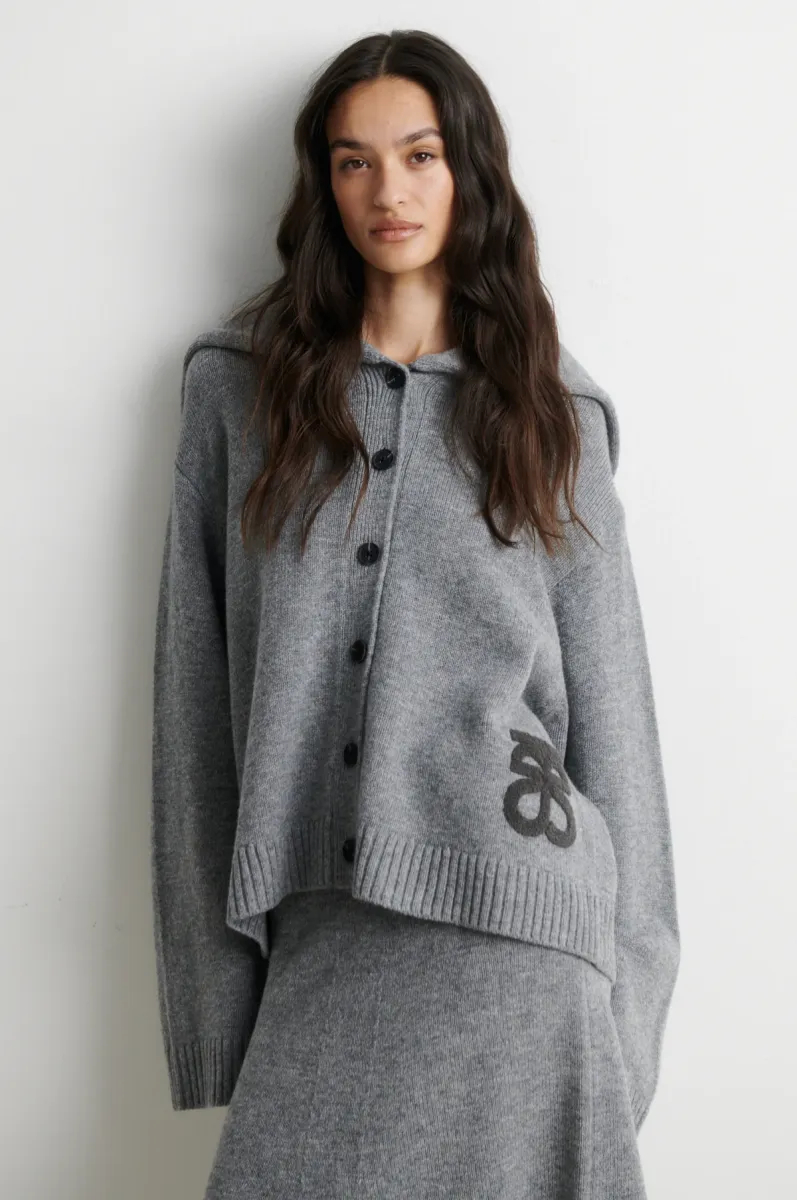second-female-61184-alpha-knit-collar-cardigan-7045-mid-grey-melange-grijs-melee-1 Second Female-61184-Alpha Knit Collar Cardigan-7045 Mid Grey Melange-GRIJS MELEE