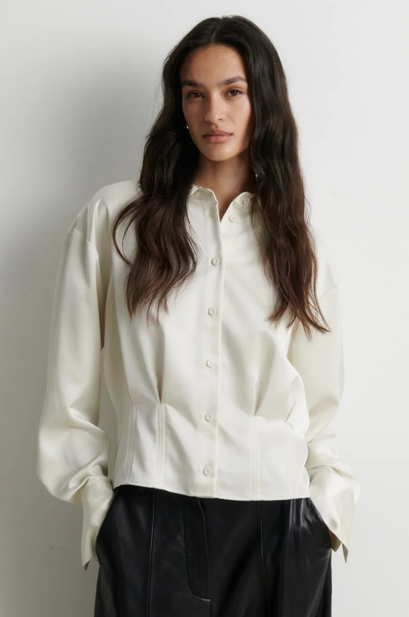 Second Female-61192-Opala Shirt-1051 Birch-CREME