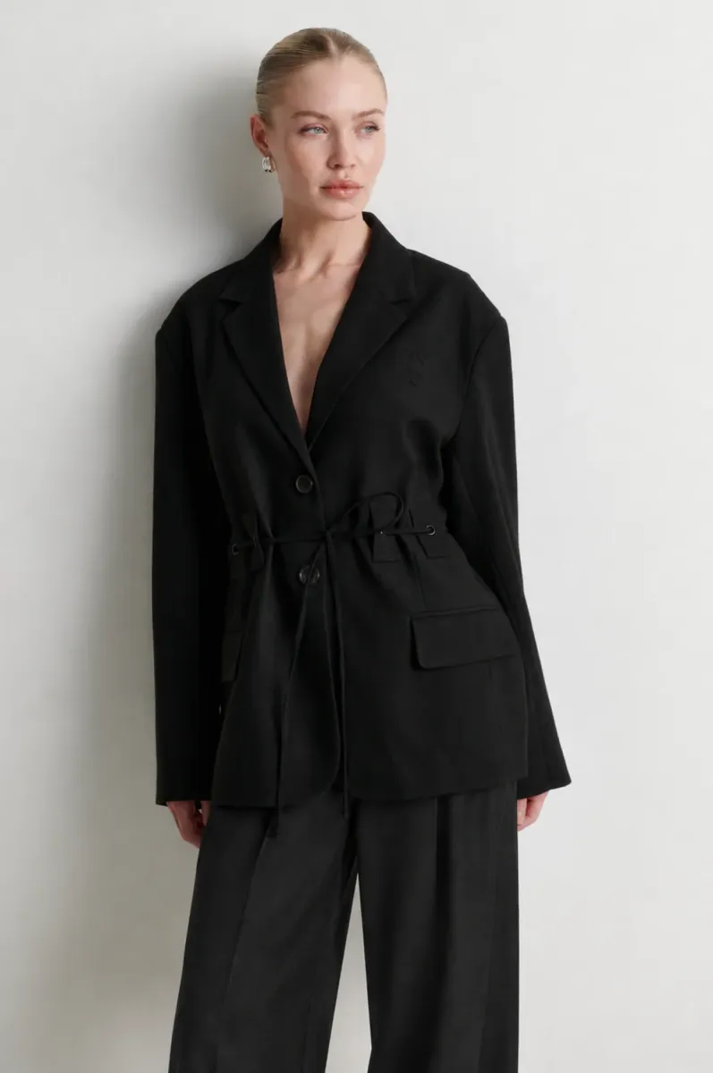 Second Female-61213-Grayson Blazer-8001 Black-BLACK