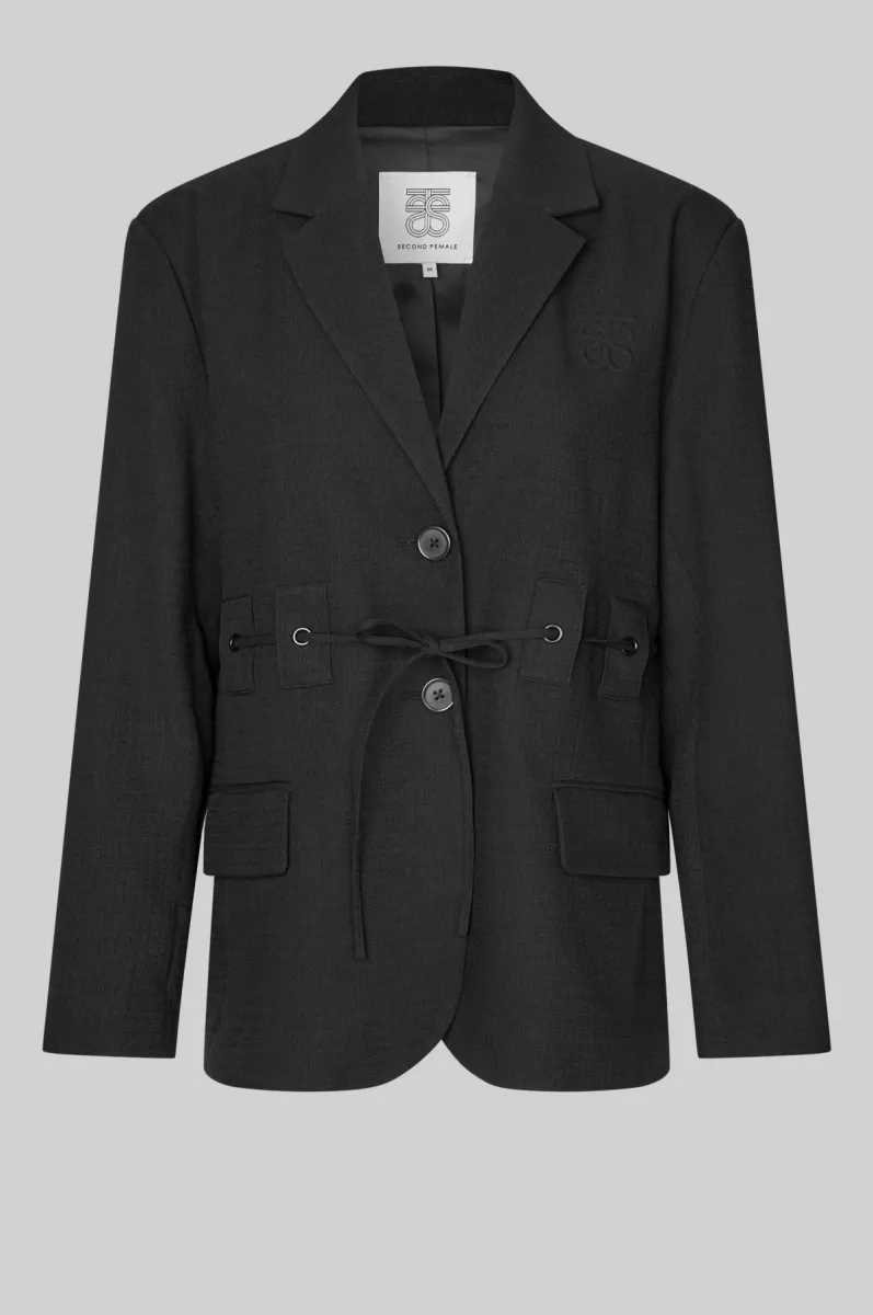 Second Female-61213-Grayson Blazer-8001 Black-BLACK