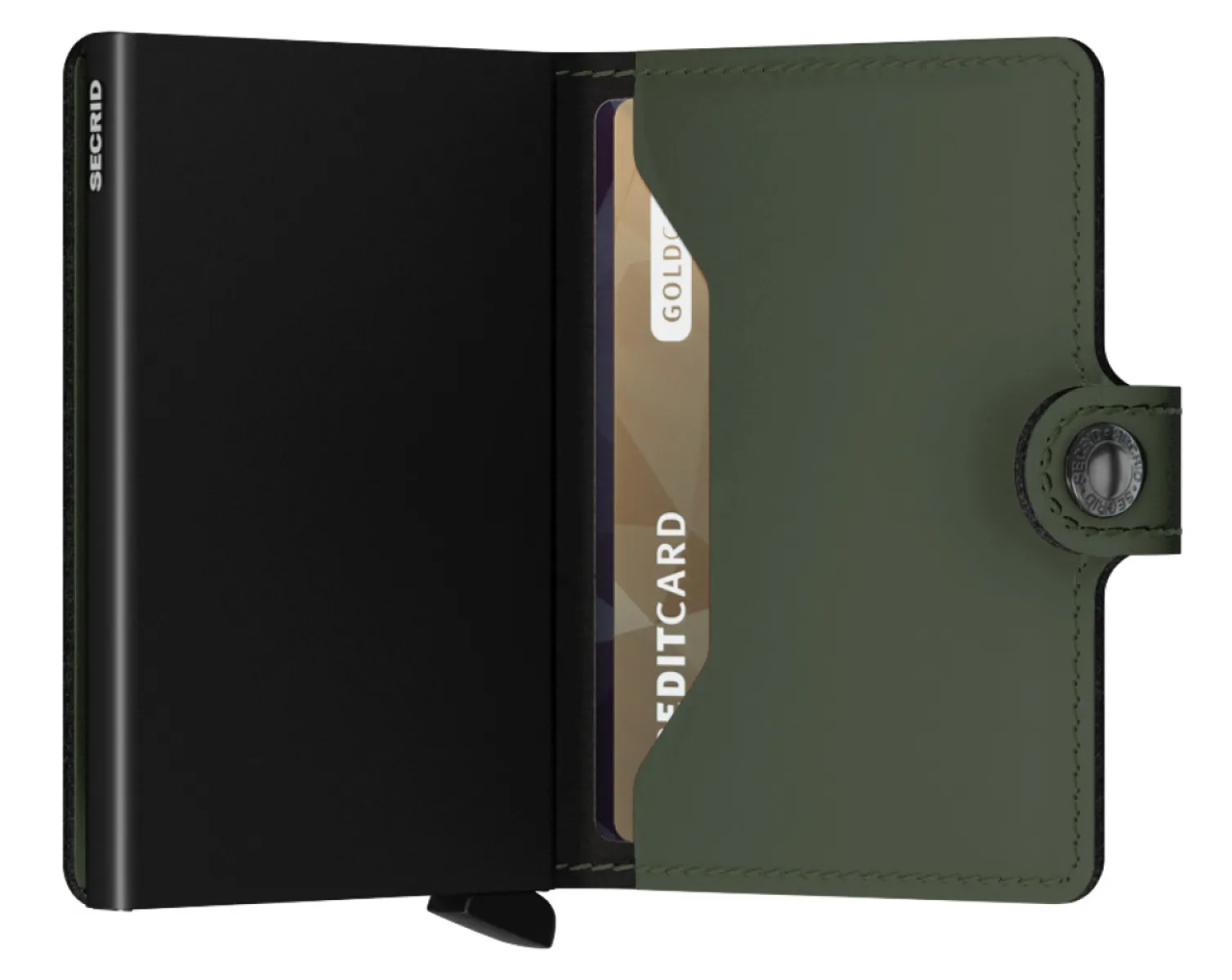 SECRID-Miniwallet-MM-Green black-GROEN