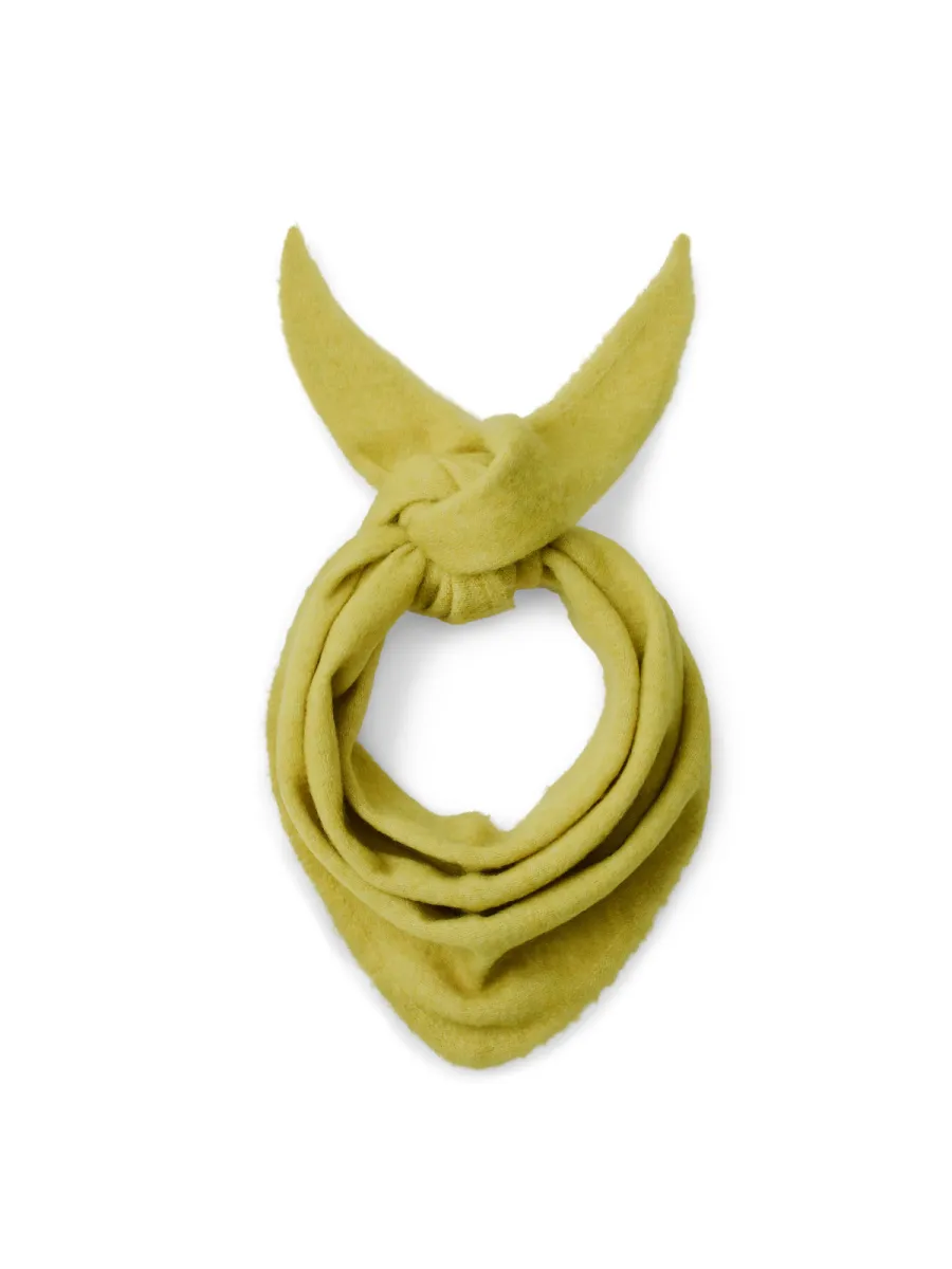 Selected Femme-SLWLULU BRUSHED WOOL BLEND SCARF NO-16102228-Avocado Oil-GROEN