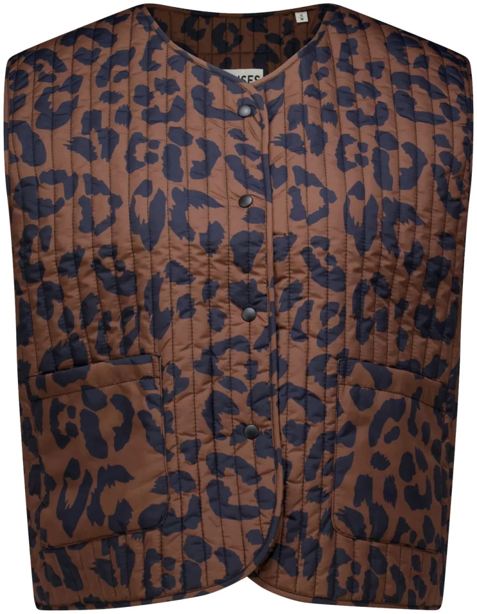 Senses .the Label-Gilet-SE2606-2567-22-Leo Brown-BRUIN COMBINATIES