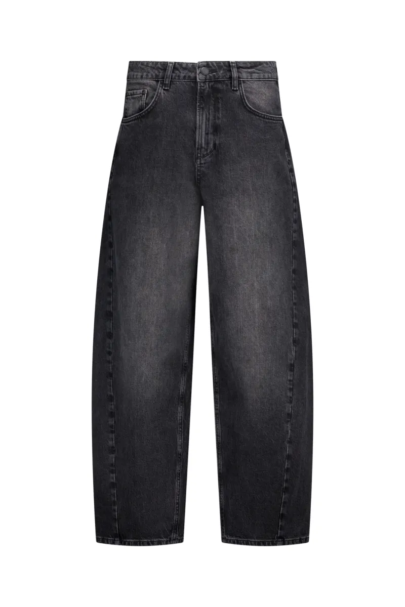 STUDIO ANNELOES-Frenkie balloon trousers-14337-9800 Antraciet-DONKER GRIJS/GRAFIET