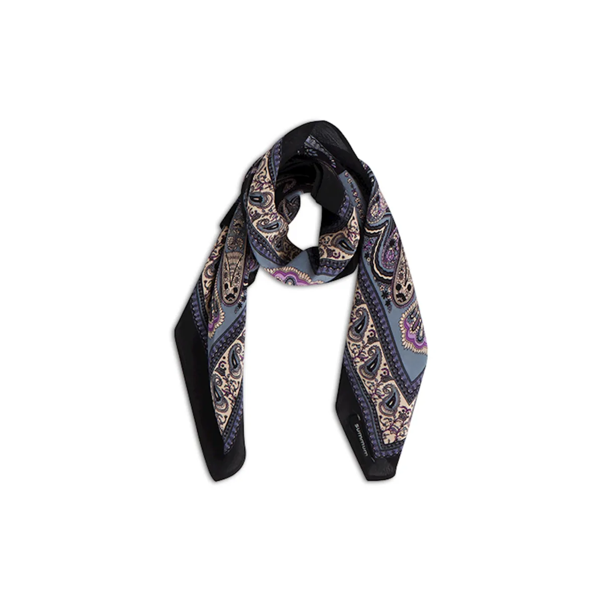 Summum-Small satin scarf-8s1130-8617-572 Deep purple-PAARS