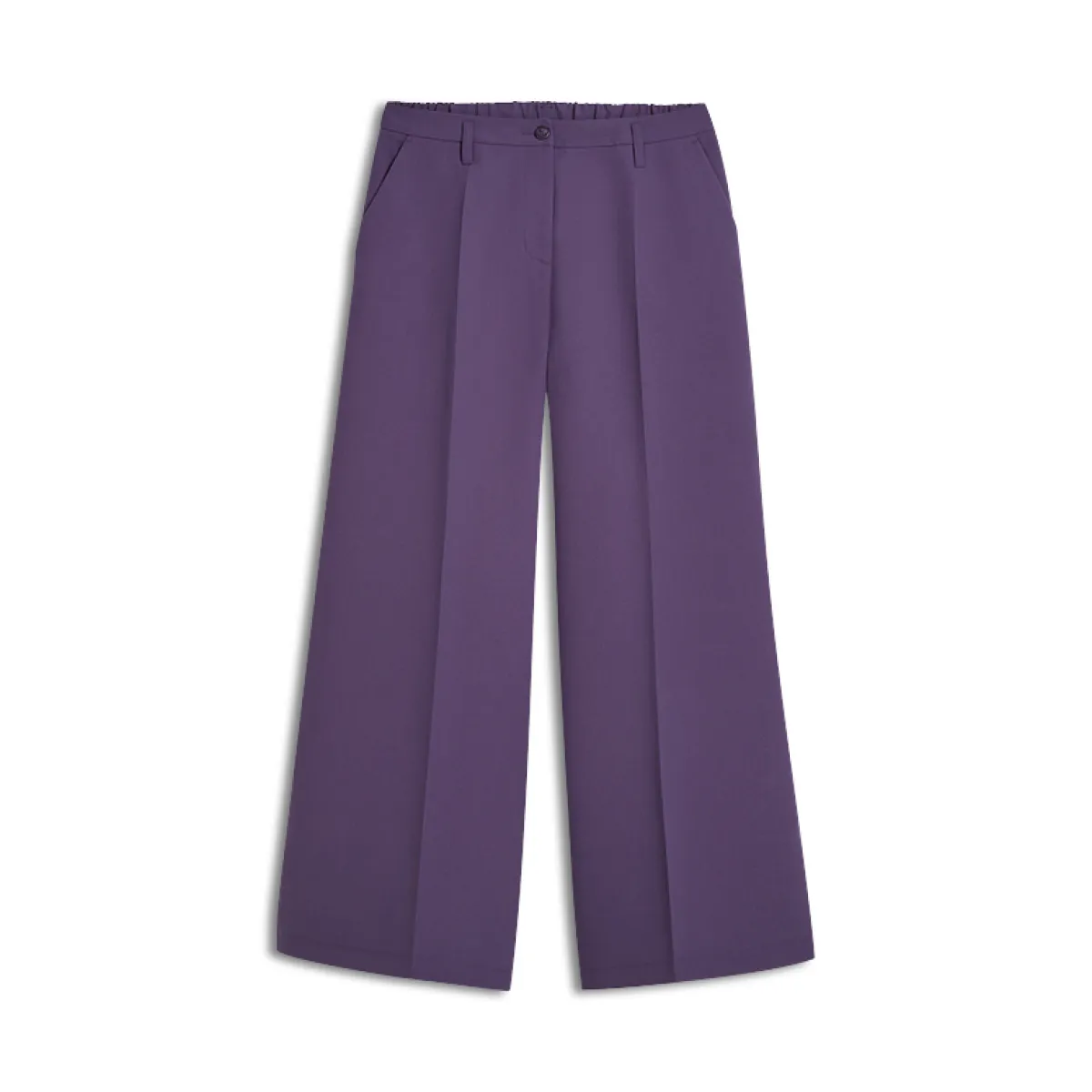 Summum-Trousers foam uni-4s2369-11680-572 Deep purple-PAARS