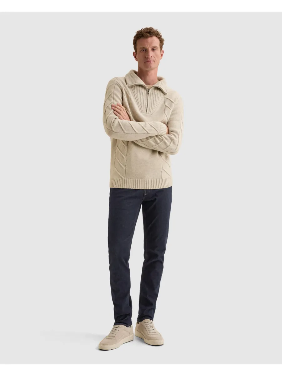 vanguard-half-zip-collar-premium-wool-vkw2610355-7190-early-frost-wit-3 Vanguard-Half zip collar premium wool-VKW2610355-7190 Early frost-WIT