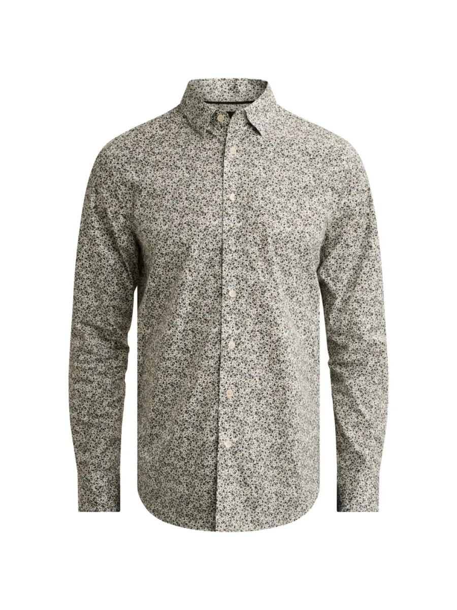 Vanguard-Long sleeve shirt Print on poplin-VSI2610253-7004 Cloud dancer-CREME