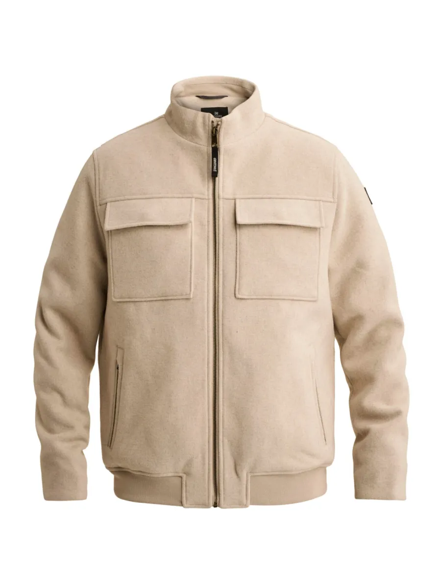 Vanguard-SHORT JACKET CHOPROAD Twool-VJA2609174-7074 Silver lining-BEIGE