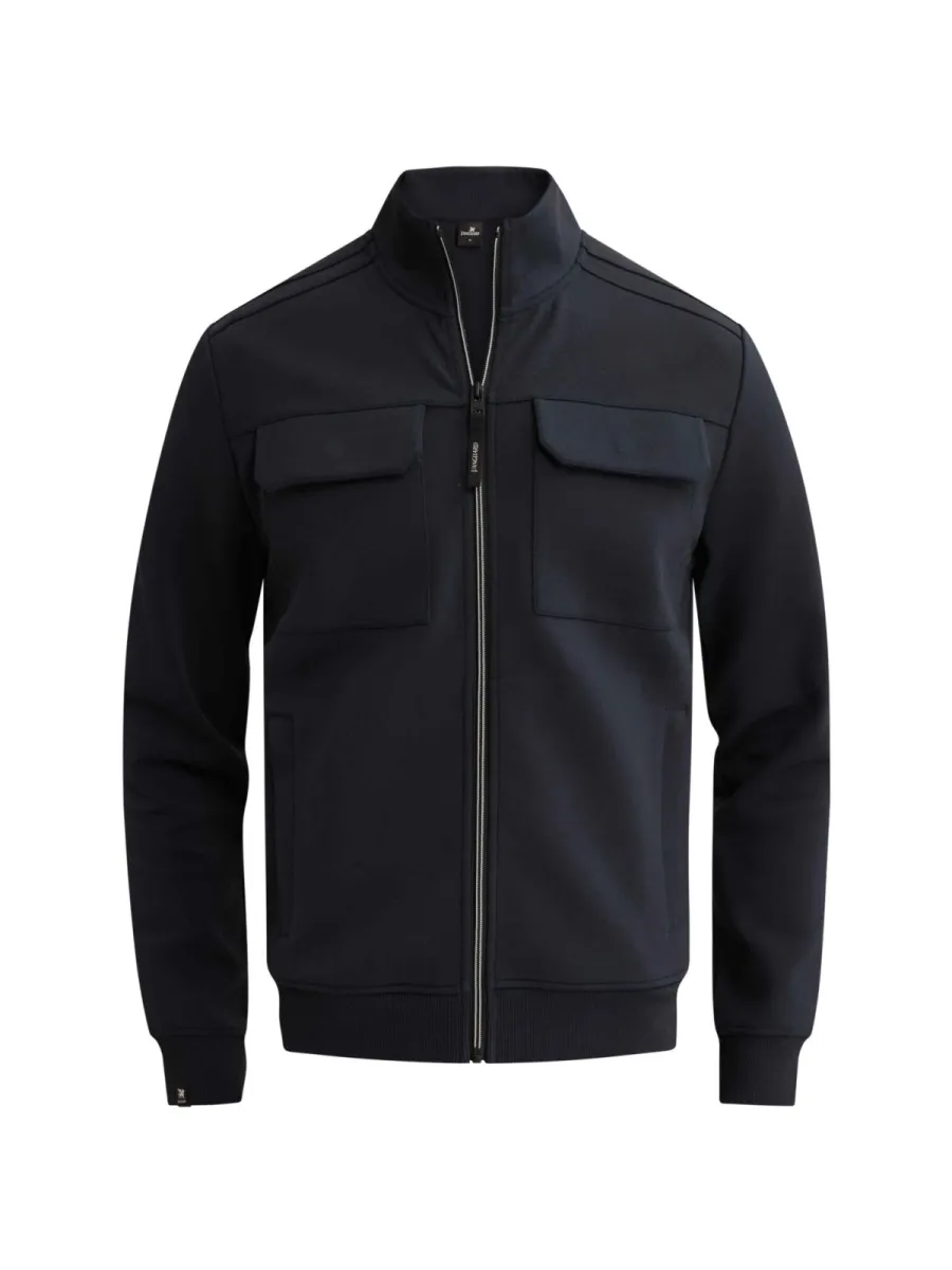 Vanguard-Zip jacket interlock sweat-VSW2608402-5073 Sky captain-BLUE