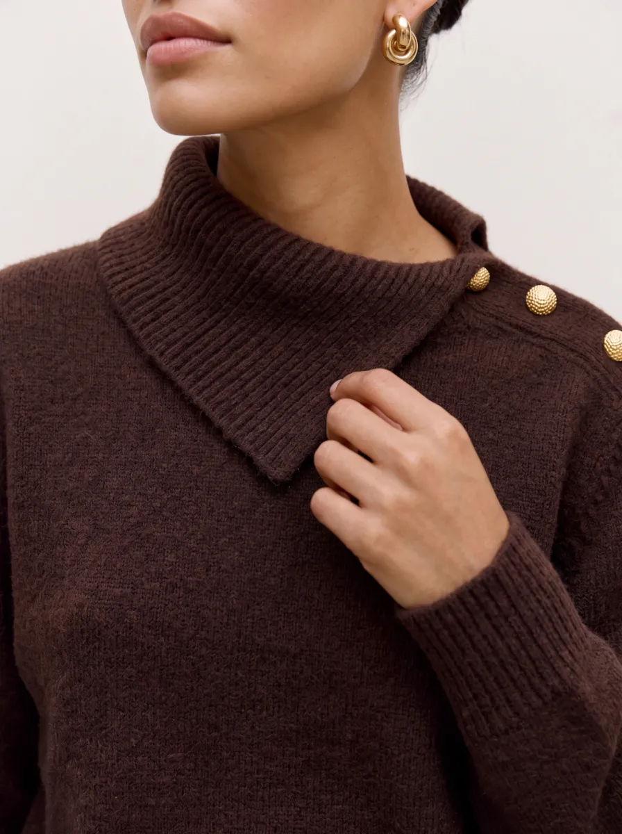 vero-moda-vmhazel-ls-splitneck-pullover-bf-10348403-chocolate-torte-chocolade-1 VERO MODA-VMHAZEL LS SPLITNECK PULLOVER BF-10348403-Chocolate Torte-CHOCOLADE