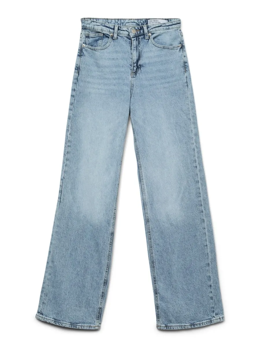 VERO MODA-VMTESSA HR WIDE JEANS RA206 GA NOOS-10287304- 30-GRIJS