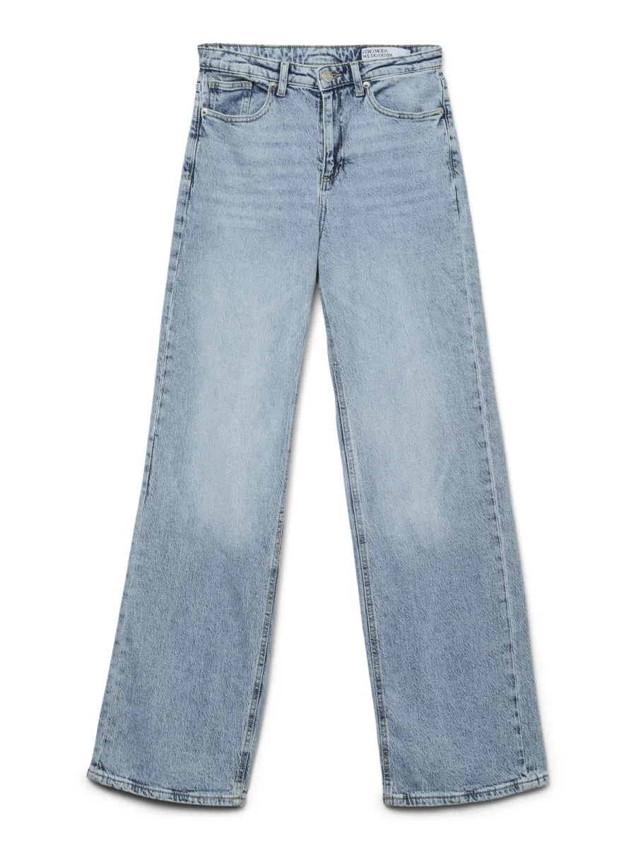 VERO MODA-VMTESSA HR WIDE JEANS RA339 GA NOOS-10283858- 30-LICHT BLAUW