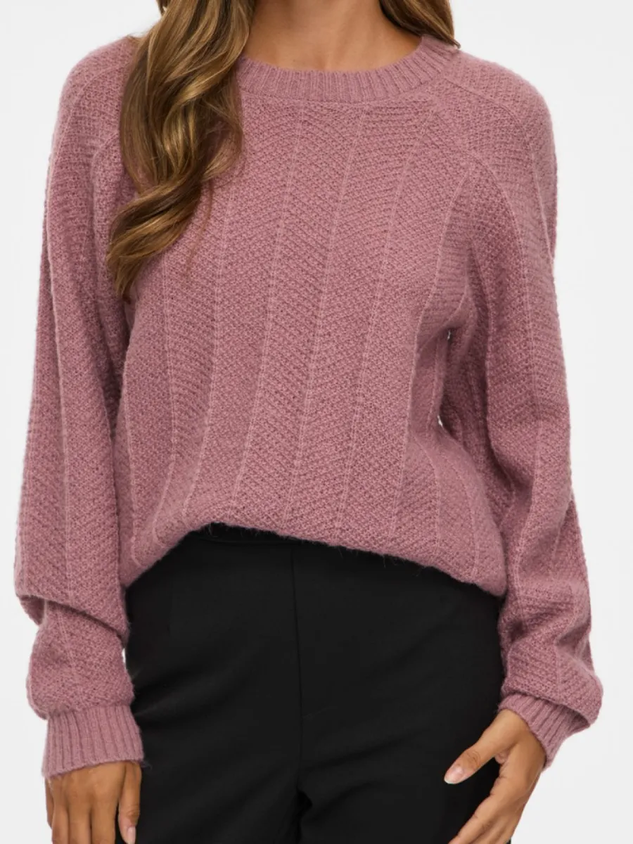 vila-vituli-o-neck-l-s-knit-top-pb-14116176-nostalgia-rose-rose-2 VILA-VITULI O-NECK L/S KNIT TOP/PB-14116176-Nostalgia Rose-ROSE