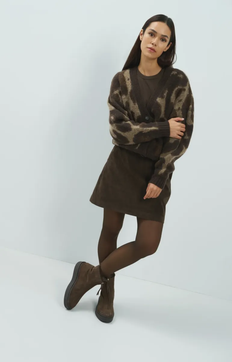 yaya-knitted-cardigan-with-pattern-and-batwing-sleeves-01-010182-610-911191-bruin-4 YAYA-Knitted Cardigan with Pattern and Batwing Sleeves-01-010182-610-911191-BRUIN