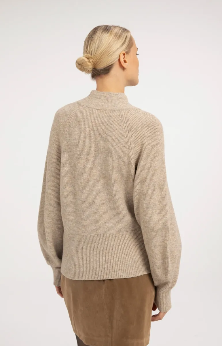 yaya-knitted-turtleneck-sweater-with-batwing-sleeves-01-000656-610-990902-beige-3 YAYA-Knitted Turtleneck Sweater with Batwing Sleeves-01-000656-610-990902-BEIGE