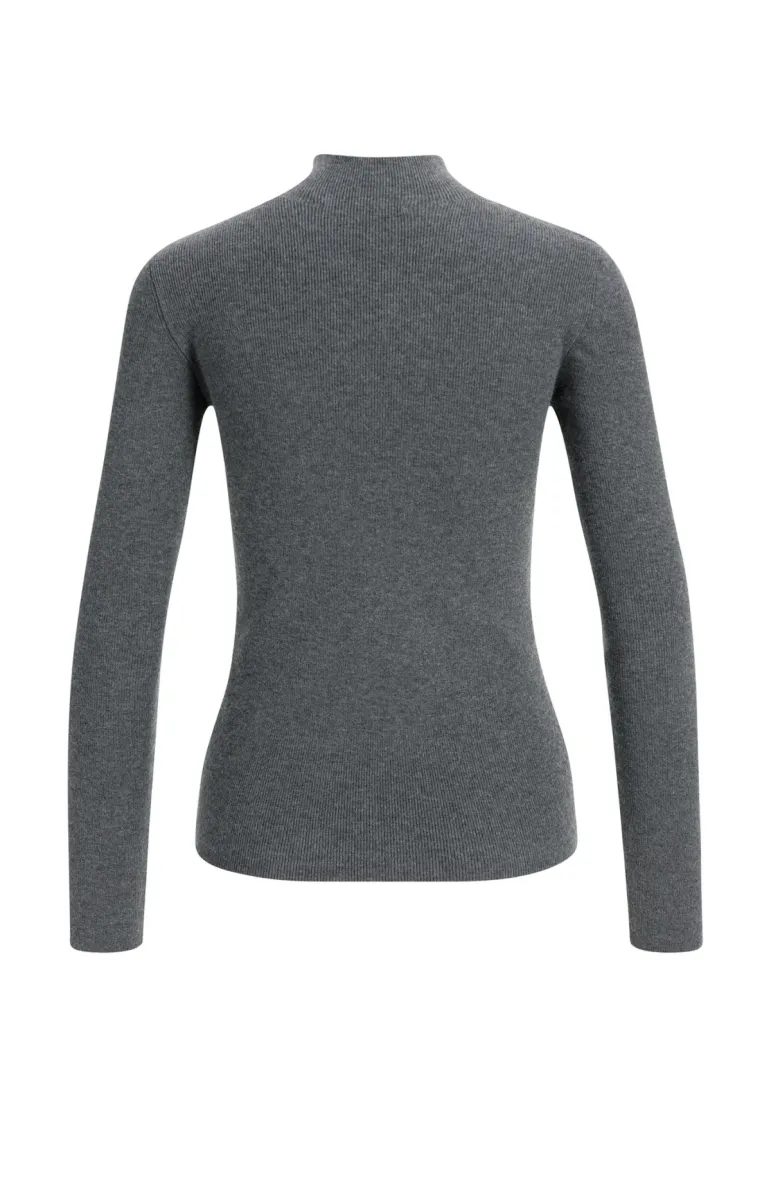 yaya-ribbed-turtleneck-sweater-with-button-detail-01-000660-610-93900-grijs-8 YAYA-Ribbed Turtleneck Sweater with Button Detail-01-000660-610-93900-GRIJS