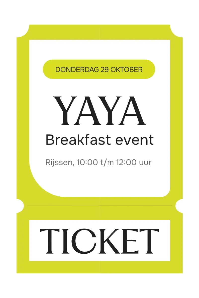 YAYA-Rijssen-Breakfast ticket-29 Oktober-ASSORTI